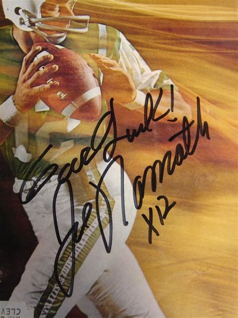 Joe Namath | PSA AutographFacts℠