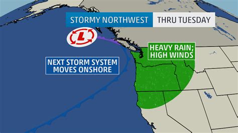 Heavy Rain, Strong Winds Again for the Pacific Northwest Early This Week (FORECAST) | The ...