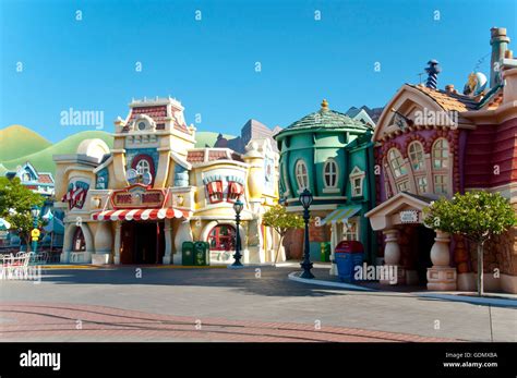 Toontown in Disneyland Amusement Park, California Stock Photo - Alamy