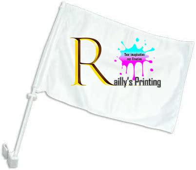 Car Flag - 7.5" x 10.5" - Car Flag - Railly's Printing • Your ...