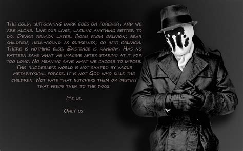 Wallpaper : illustration, quote, Gentleman, poster, brand, Watchmen, Rorschach, black and white ...