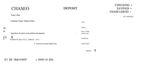 Deposit Slip Template Download | Download Bank Deposit Slip Template – Excel Spreadsheet ...