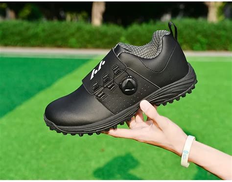 Golf Shoes Fashion Leather Waterproof Men's Sports Shoes Golf Comfortable And Lightweight Shoes ...