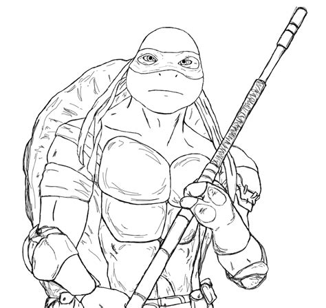 Donatello Ninja Turtle Drawing at GetDrawings | Free download