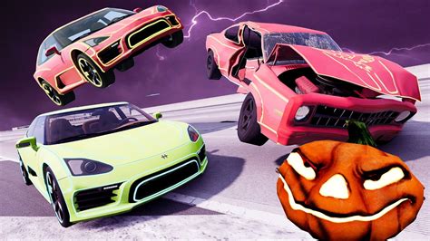 CAR HUNT CHASE On SPOOKY West Coast! Insane Multiplayer BeamNG Police ...