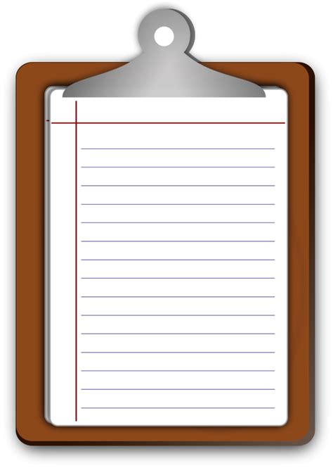 Free Clipart: Writing pad | gsagri04