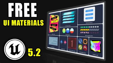 Unreal Engine 5 - FREE UI Material Lab! - YouTube