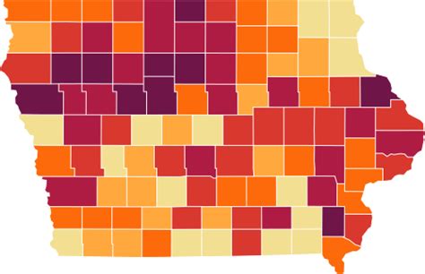 Iowa Coronavirus Map and Case Count - The New York Times