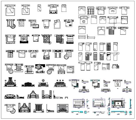 Furniture CAD Blocks Free Download For Office and Home