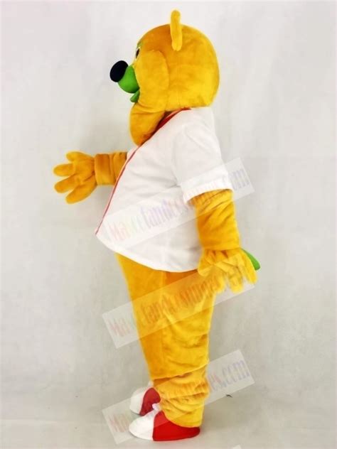 Fresno Grizzlies Parker T. Orange Bear with White T-shirt Mascot ...