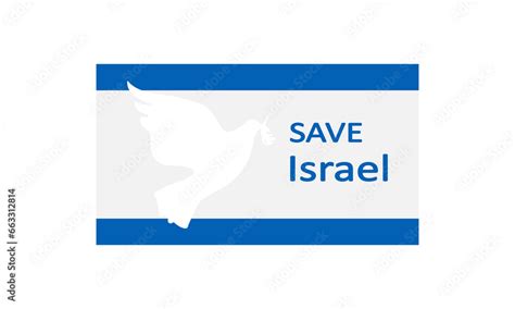 War in Israel. Save, pray for Israel. Stock Vector | Adobe Stock