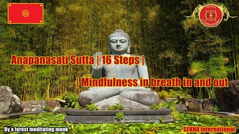 Anapanasati Sutta | 16 Steps | Mindfulness in Breathe in & out - YouTube