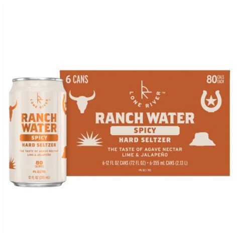 Lone River Ranch Water Spicy Hard Seltzer, 6 - 12.0 FL OZ - Kroger