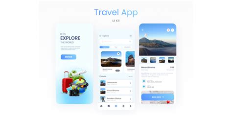 Travel App Ui Kit - Free Download (Community) | Figma