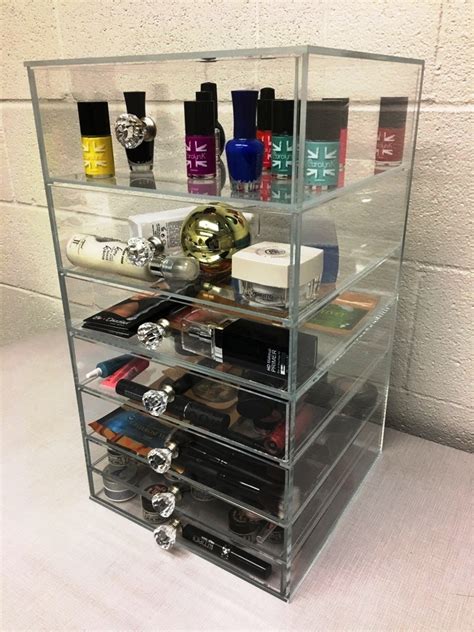 Makeup Organizer Acrylic Makeup Organizer Vanity Organizer - Etsy