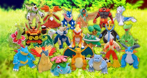 All Fully Evolved Starter Pokemon Plushies Are Coming To Pokemon Center ...