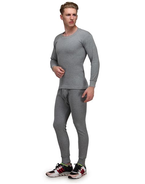 Alfa Body Warmer Cotton Thermal Set for Men (Upper + Lower)