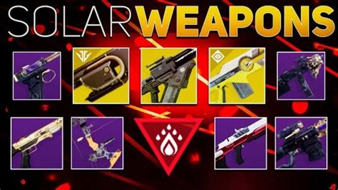 Top Destiny 2 Solar Weapons: Ultimate Guide