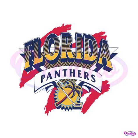 Florida Panthers Ice Hockey Team NHL 2023 Svg Cutting File