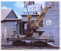 N Scale Kit INDUSTRIAL Brownhoist Crane Car with operators cab