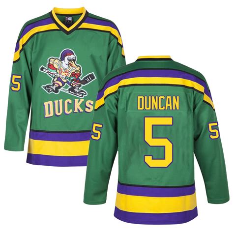 Tammy Duncan 5 Mighty Ducks Movie Ice Hockey Jersey - Jersey One