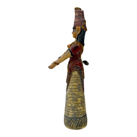 Minoan Snake Mother Goddess Statue Knossos Minoan Sculpture Figurine - Greek Artworks