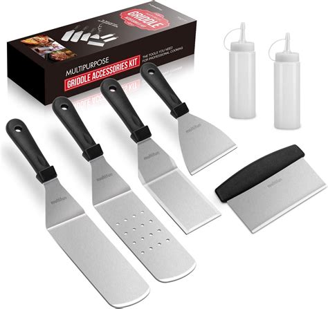 Amazon.com : multifun Griddle Accessories Kit, 7-Pieces Exclusive ...