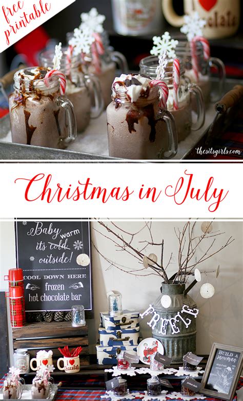 Christmas In July Party Ideas | Build A Snowman Party