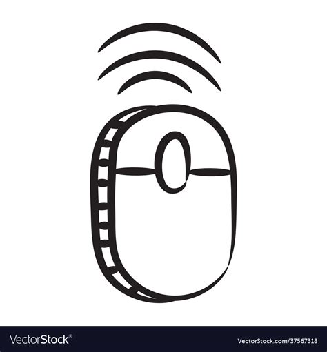 Wireless mouse Royalty Free Vector Image - VectorStock