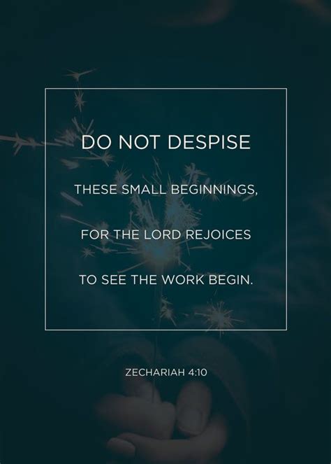 Zechariah 4:10 Digital Print, Instant Download, Inspirational Quote, Printable Art, Typography ...