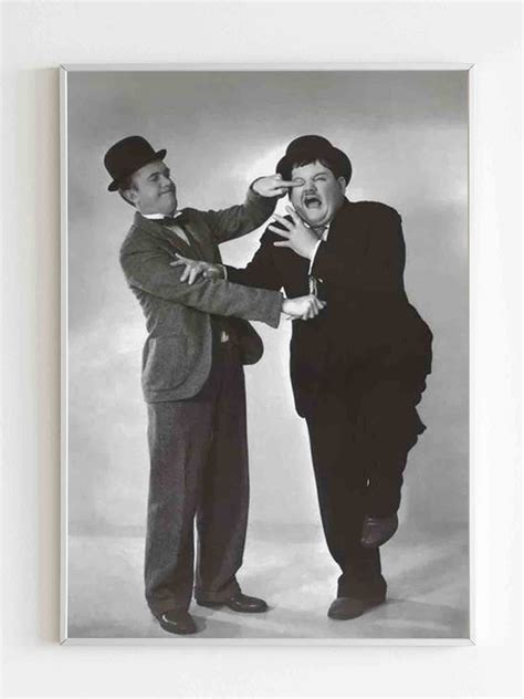 Laurel And Hardy Slapstick Comedy Poster | Komödianten, Laurel und hardy, Filmstars