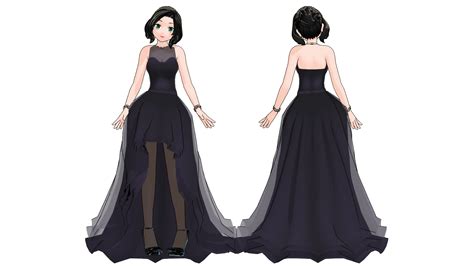 MMD Pretty Formal Dress DL by 2234083174 on DeviantArt