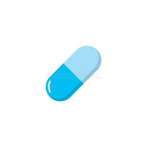 Pill Logo Vector Icon Illustration Stock Vector - Illustration of ...