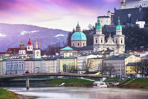 Salzburg Austria Salzach River Photograph by Carol Japp - Fine Art America