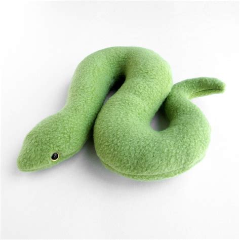 Green Vine Snake plush soft sculpture