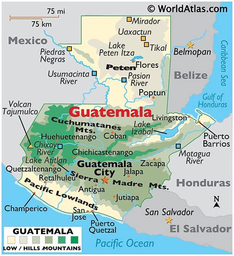 Guatemala Maps & Facts | Guatemala, Map, Guatemala travel