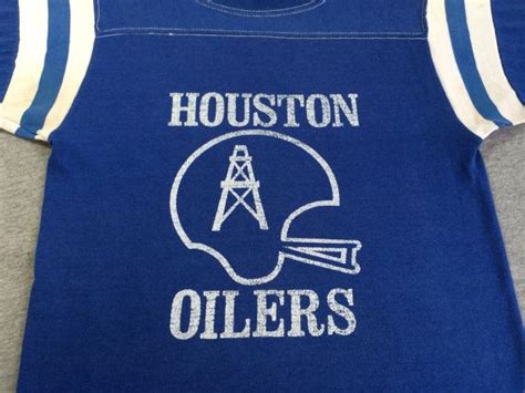 Vintage HOUSTON OILERS Shirt 70's Jersey/ by sweetVTGtshirt | Vintage ...