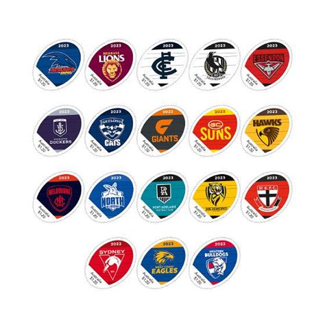 AFL 2023 Collection Stamp Pack - AFL