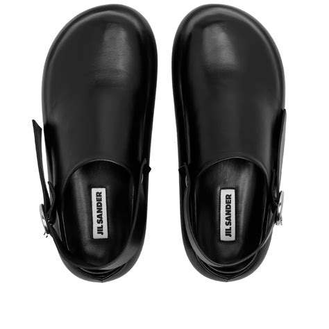 Jil Sander Sabot Mule Shoes Black | END.