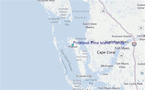 Pineland, Pine Island, Florida Tide Station Location Guide