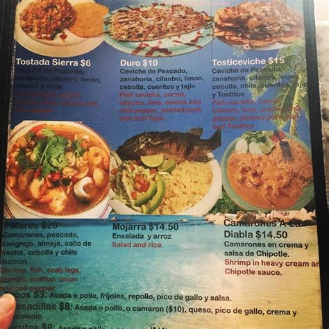 Online Menu of El Camaron De Sinaloa Restaurant, Redwood City, California, 95110 - Zmenu