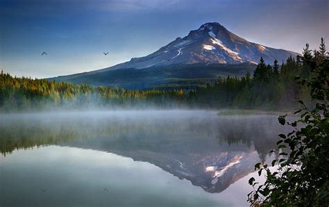 Trillium Lake by CezarMart on DeviantArt