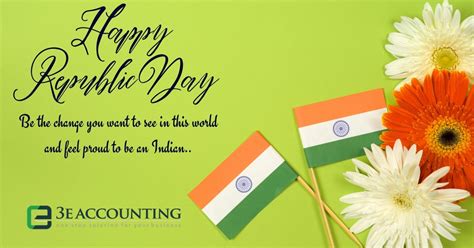 Republic Day Greetings - 3E Accounting India