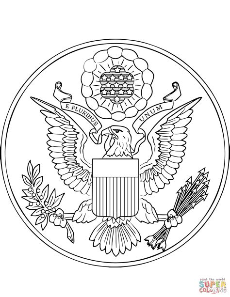 Alaska State Seal Coloring Page Coloring Home - Bank2home.com