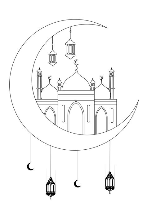 Happy Eid al-Fitr Drawing in EPS, Illustrator, JPG, PSD, PNG, PDF, SVG ...