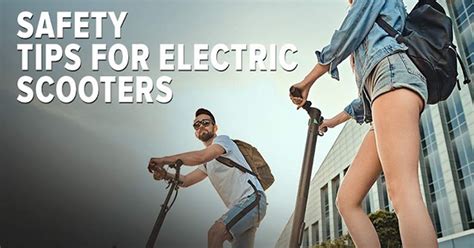 Safety Tips for Electric Scooters #infographic