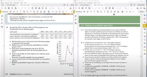 Video uitwerkingen HAVO 4 H6.2: Tabellen en grafieken gebruiken 12e editie - Wiskunde.net