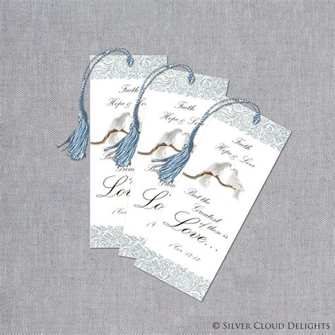 Wedding Bookmark Favors Wedding Bookmarks Love Dove