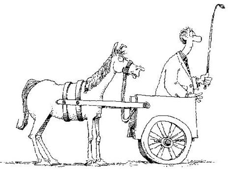 Horse Cart Drawing at GetDrawings | Free download