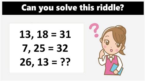 Math Riddle with Answer Can You Solve These Tricky Math Puzzles?